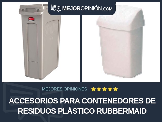Accesorios para contenedores de residuos Plástico Rubbermaid