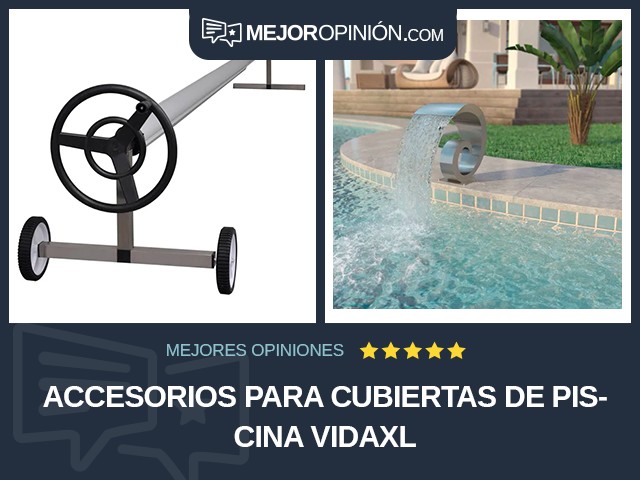 Accesorios para cubiertas de piscina vidaXL