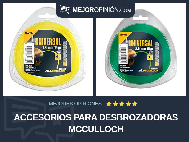 Accesorios para desbrozadoras McCulloch