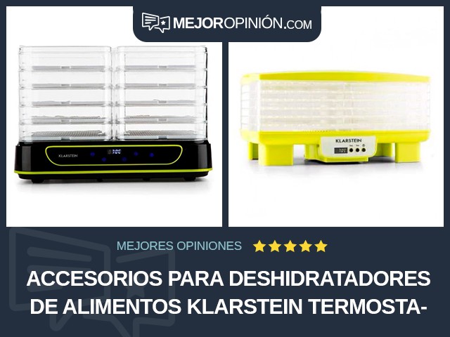 Accesorios para deshidratadores de alimentos Klarstein Termostato ajustable