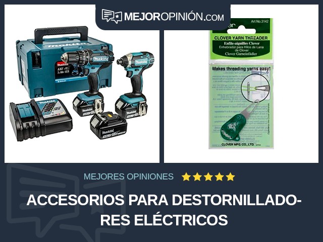 Accesorios para destornilladores eléctricos