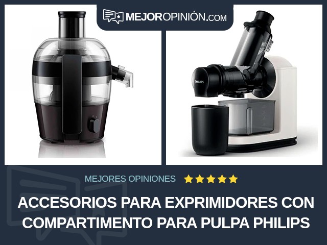 Accesorios para exprimidores Con compartimento para pulpa Philips