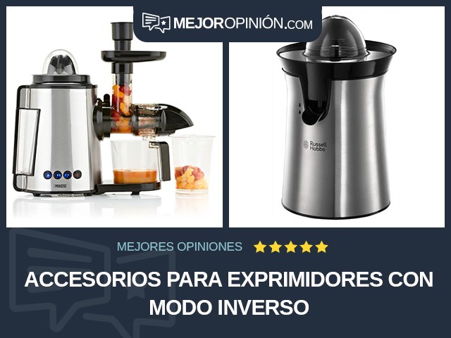 Accesorios para exprimidores Con modo inverso