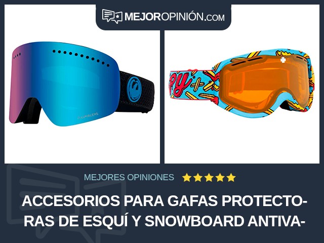 Accesorios para gafas protectoras de esquí y snowboard Antivaho