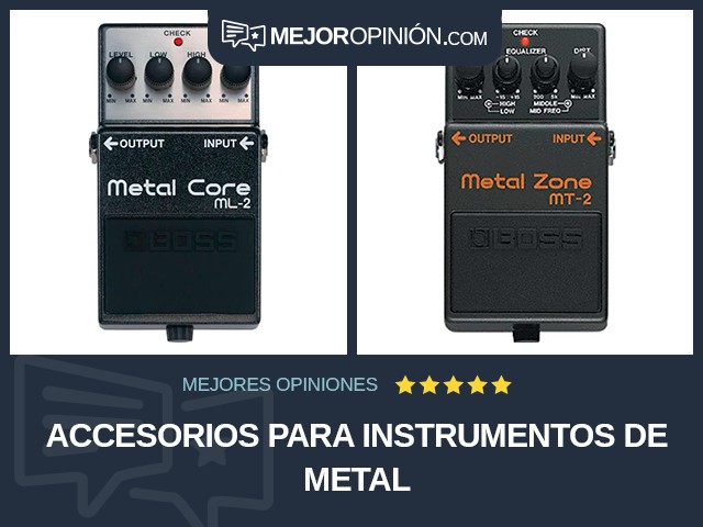 Accesorios para instrumentos de metal