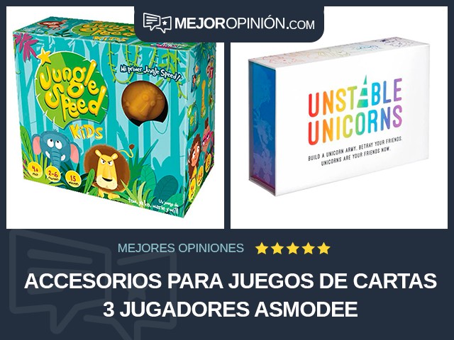 Accesorios para juegos de cartas 3 jugadores Asmodee