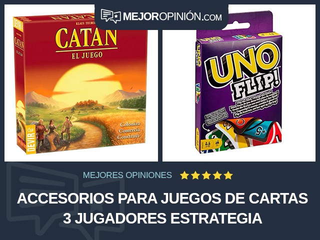 Accesorios para juegos de cartas 3 jugadores Estrategia