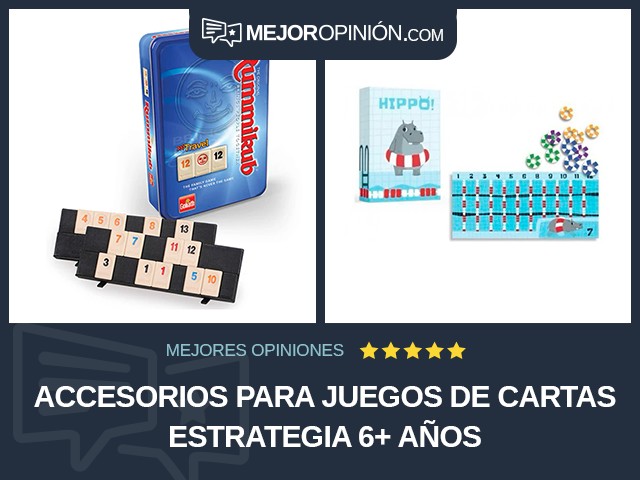 Accesorios para juegos de cartas Estrategia 6+ años