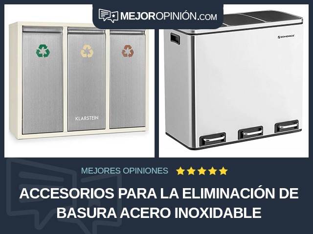 Accesorios para la eliminación de basura Acero inoxidable