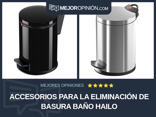 Accesorios para la eliminación de basura Baño Hailo