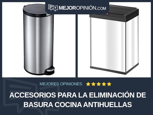 Accesorios para la eliminación de basura Cocina Antihuellas