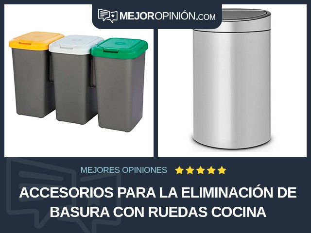 Accesorios para la eliminación de basura Con ruedas Cocina