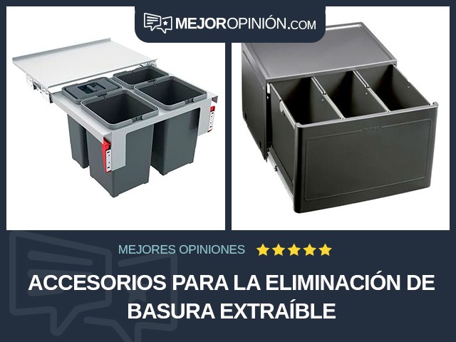 Accesorios para la eliminación de basura Extraíble