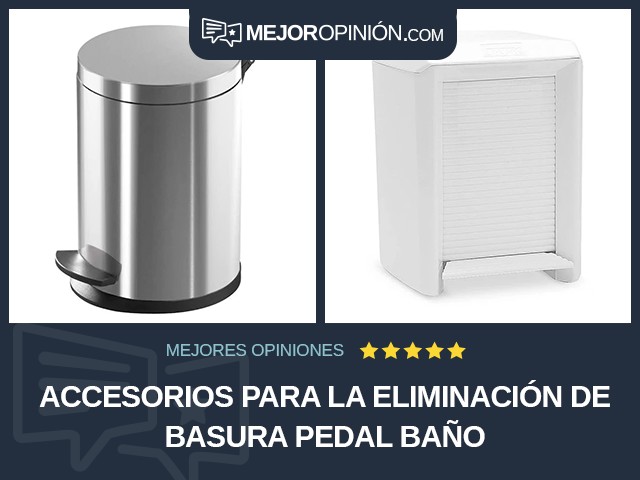 Accesorios para la eliminación de basura Pedal Baño