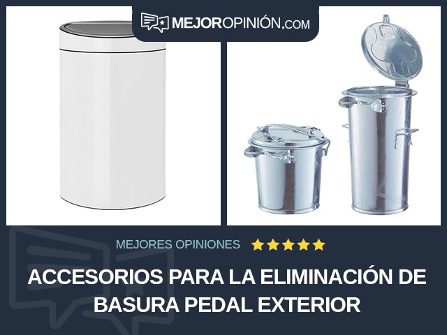 Accesorios para la eliminación de basura Pedal Exterior