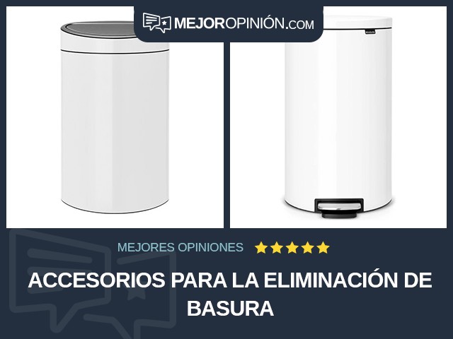 Accesorios para la eliminación de basura