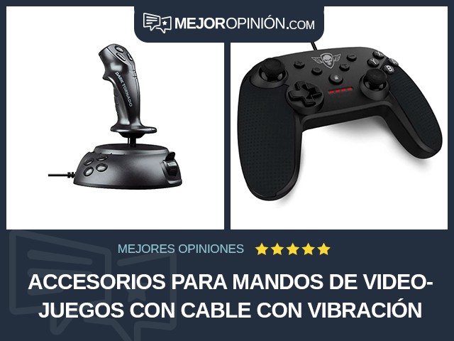 Accesorios para mandos de videojuegos Con cable Con vibración