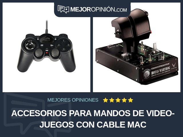Accesorios para mandos de videojuegos Con cable Mac