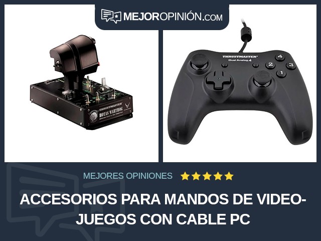 Accesorios para mandos de videojuegos Con cable PC