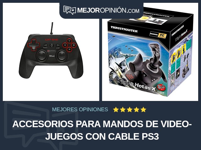 Accesorios para mandos de videojuegos Con cable PS3