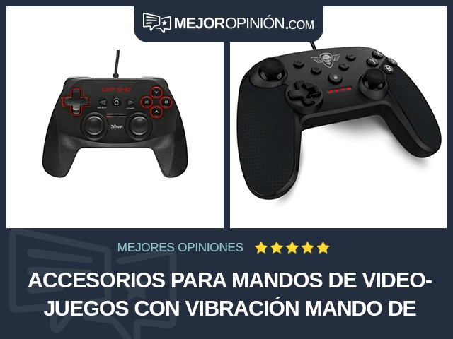 Accesorios para mandos de videojuegos Con vibración Mando de juego