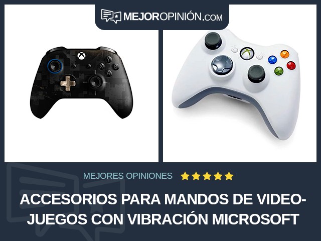 Accesorios para mandos de videojuegos Con vibración Microsoft