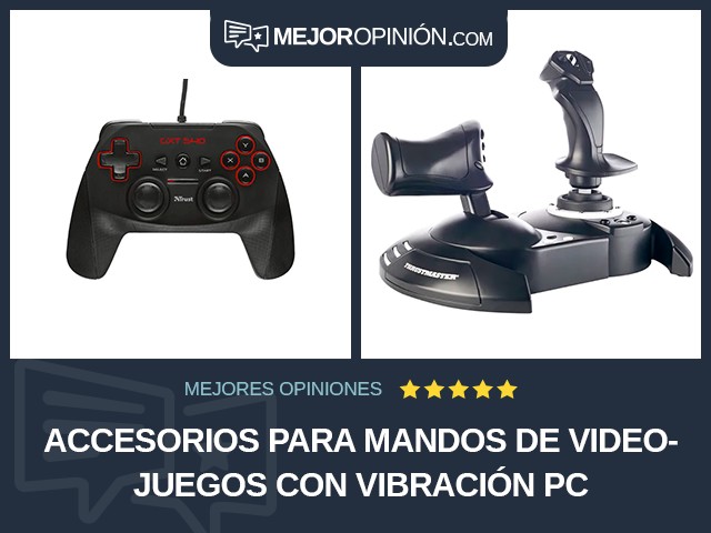 Accesorios para mandos de videojuegos Con vibración PC