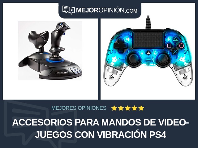 Accesorios para mandos de videojuegos Con vibración PS4