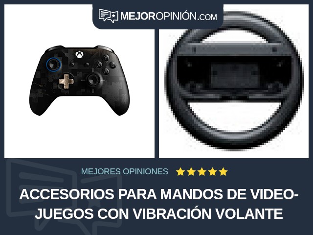 Accesorios para mandos de videojuegos Con vibración Volante