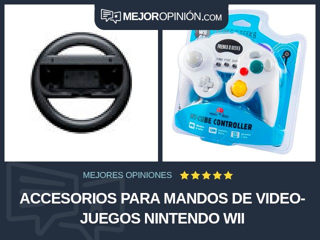 Accesorios para mandos de videojuegos Nintendo Wii