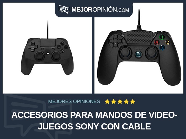 Accesorios para mandos de videojuegos Sony Con cable