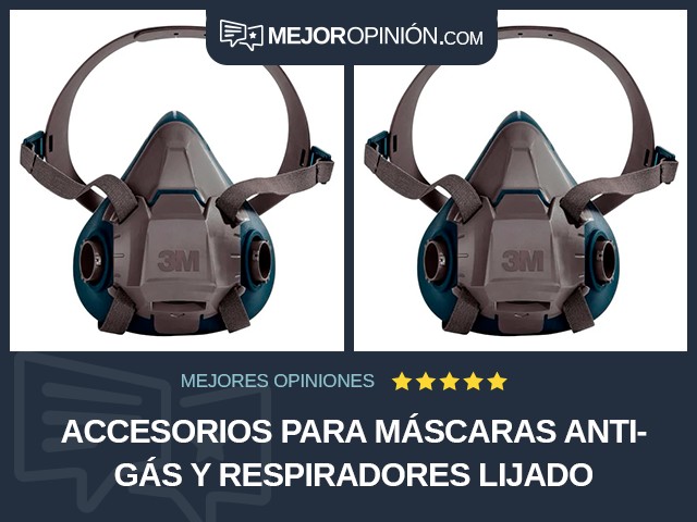 Accesorios para máscaras antigás y respiradores Lijado