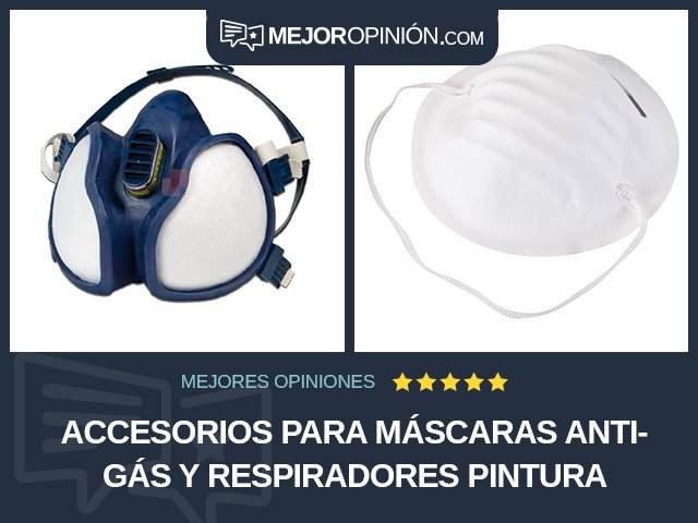 Accesorios para máscaras antigás y respiradores Pintura