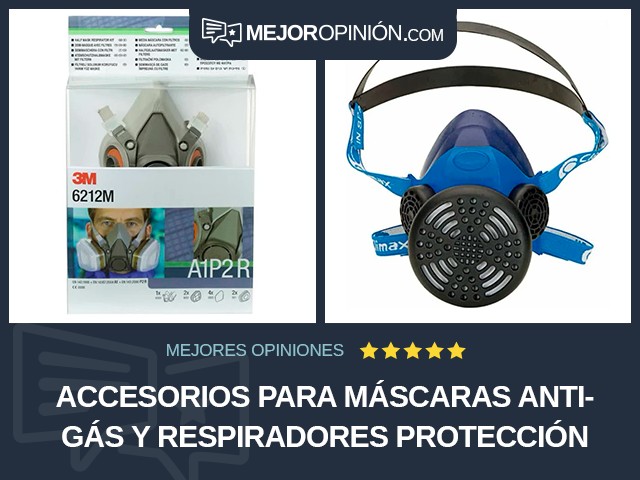 Accesorios para máscaras antigás y respiradores Protección contra vapor Mascarilla facial