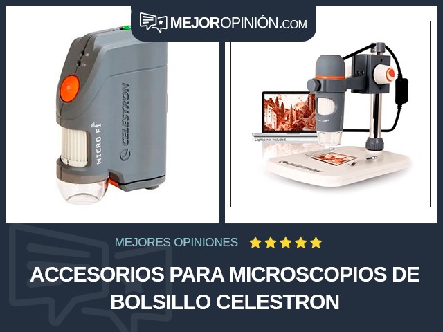 Accesorios para microscopios De bolsillo Celestron