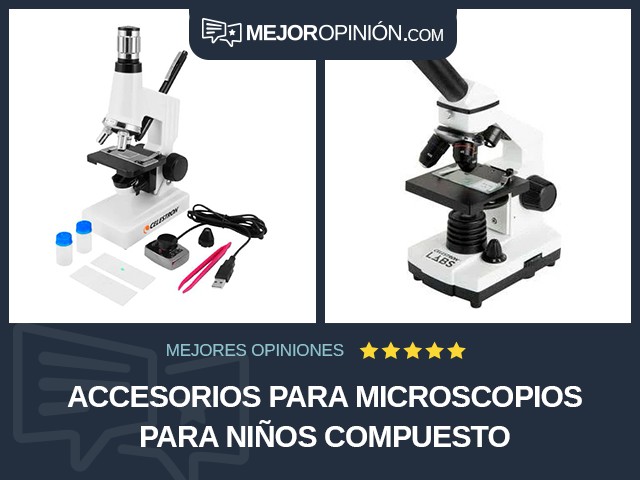 Accesorios para microscopios Para niños Compuesto