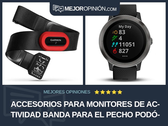 Accesorios para monitores de actividad Banda para el pecho Podómetro