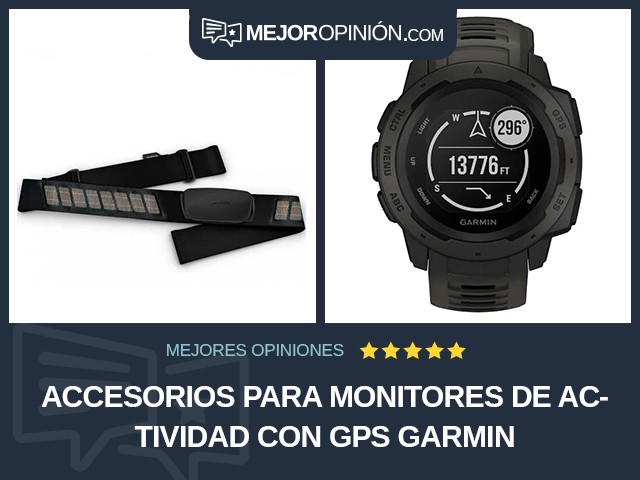 Accesorios para monitores de actividad Con GPS Garmin