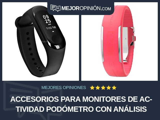 Accesorios para monitores de actividad Podómetro Con análisis del sueño
