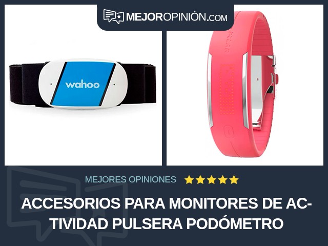 Accesorios para monitores de actividad Pulsera Podómetro