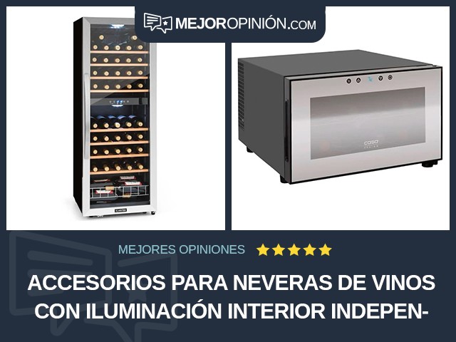 Accesorios para neveras de vinos Con iluminación interior Independiente