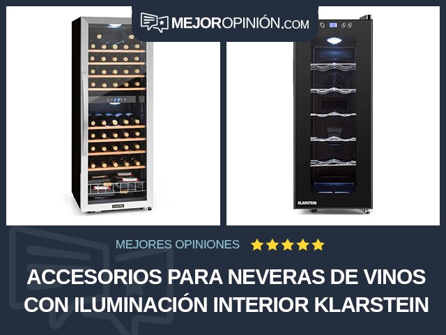 Accesorios para neveras de vinos Con iluminación interior Klarstein