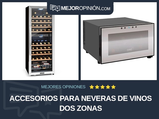 Accesorios para neveras de vinos Dos zonas