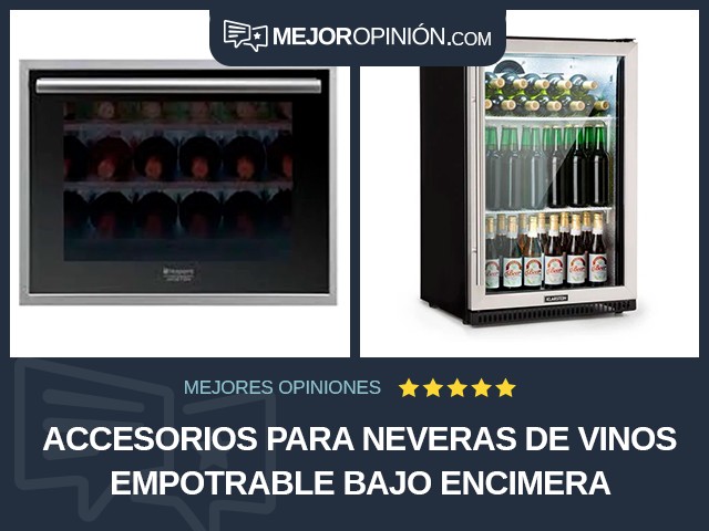 Accesorios para neveras de vinos Empotrable Bajo encimera