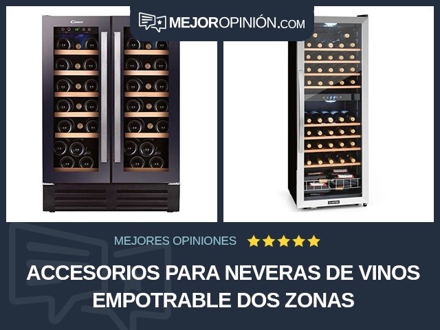 Accesorios para neveras de vinos Empotrable Dos zonas