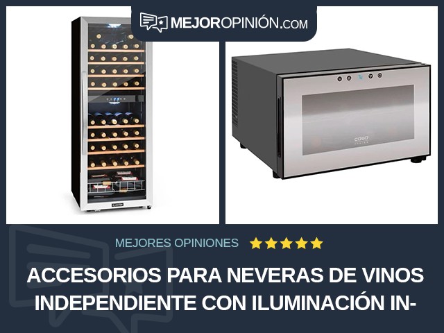 Accesorios para neveras de vinos Independiente Con iluminación interior