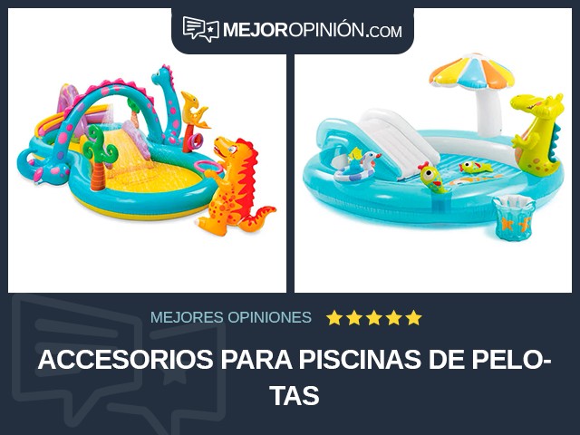 Accesorios para piscinas de pelotas