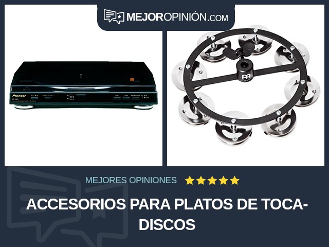 Accesorios para platos de tocadiscos