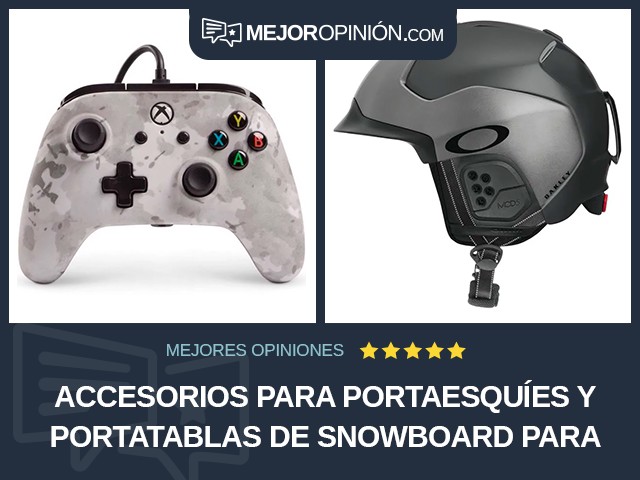 Accesorios para portaesquíes y portatablas de snowboard para vehículos