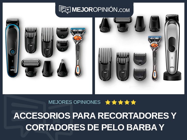 Accesorios para recortadores y cortadores de pelo Barba y bigote Braun
